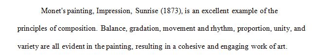 Describe the organization in terms of the principles of composition