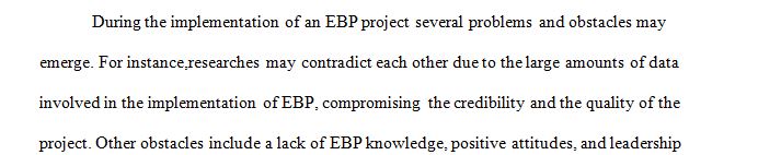 Do you foresee any issues with the proposed implementation of your project