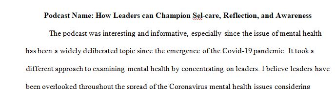  Leadership or organizational development (healthcare or general business context)