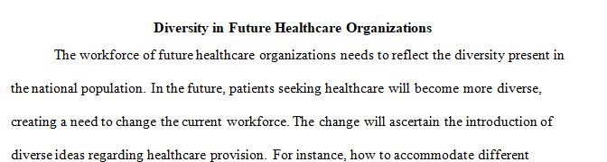 Research shows that the current healthcare workforce does not match the diversity of the nation