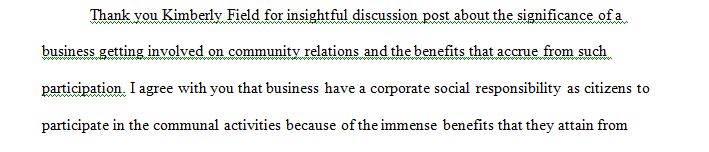What benefits accrue to businesses that actively participate in their communities