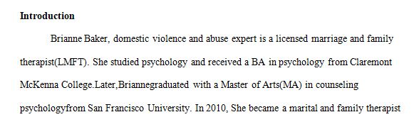 Write a formal paper using APA format on the topic of Domestic Violence.  