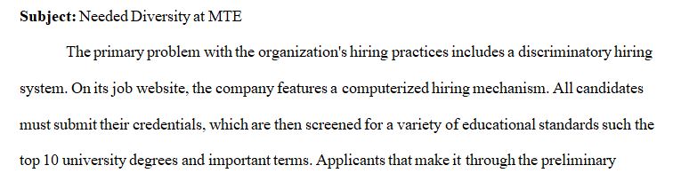 You read about and practiced with some concepts related to equal employment opportunity in the workplace
