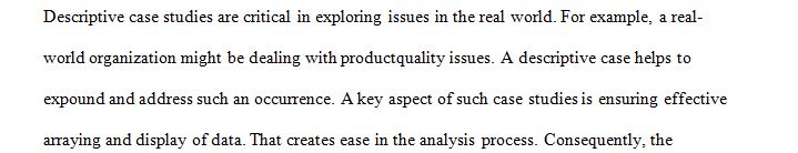 Describe how to order and display case study data in different ways