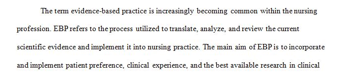 PICOT is utilized by the health care community to identify and study a nursing practice problem