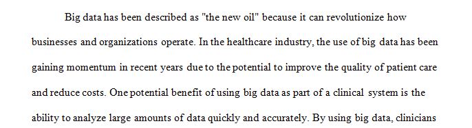 Big data risks and rewards