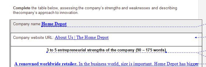 Choose 1 of the following Fortune 500 companies to study throughout this course