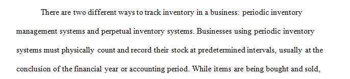 How are periodic and perpetual inventory systems different