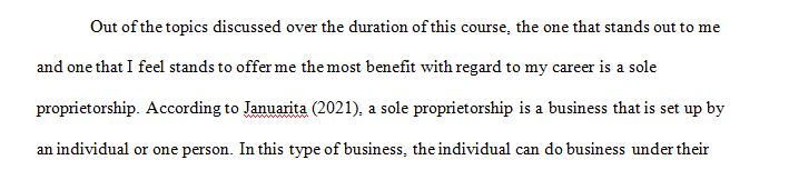 Share a topic(solo, parrtnership, and corporations)