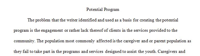 Social workers must justify the development of a new program to stakeholders