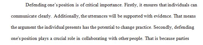 The components of scholarly argumentation and the expectation that doctoral learners