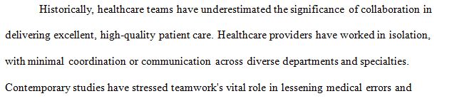 The concept of interdisciplinary collaboration is not a new one