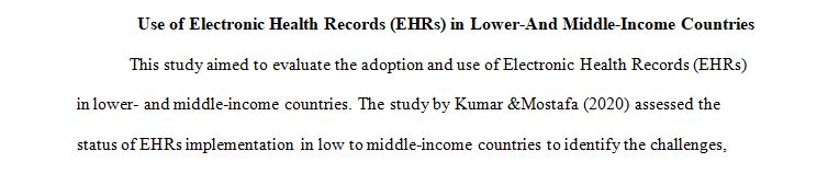 Describing the adoption and use of one administrative or clinical information system