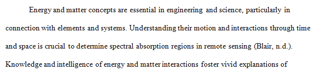 How do we learn about objects of interest to intelligence through the matter
