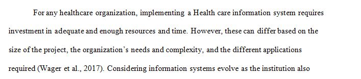 Search the literature for a recent article on an HCIS implementation project.