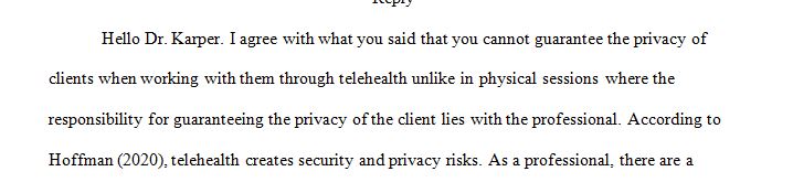 Security concerns pose significant ethical and legal risks when it comes to telehealth