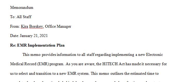  The change management plan is a compilation of unit assessments 1-6 