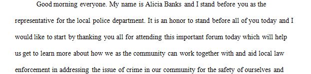 The community-police partnership is vital to the success of the criminal justice system in preventing and investigating crime