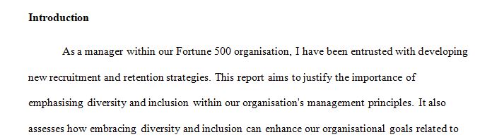 You are assigned as a lead committee member for the development of new recruitment and retention strategies.
