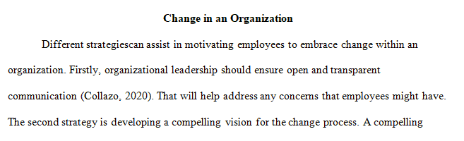 Change is difficult for most people especially when they perceive the change to be negative unnecessary