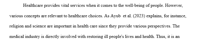 Explain the Christian perspective of the nature of spirituality and ethics in contrast to the perspective of postmodern relativism within health care