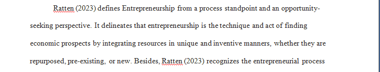 Five definitions of Entrepreneurship