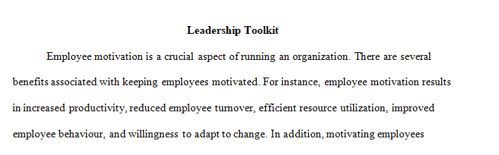 Smith Enterprises is struggling with employee motivation and organizational culture. 