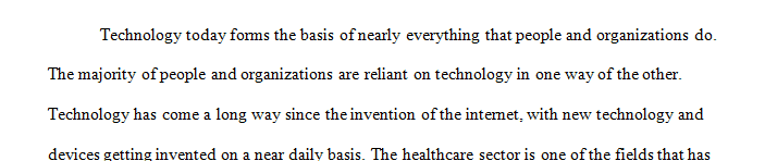 The Role of Technology in Improving Health Care Outcomes