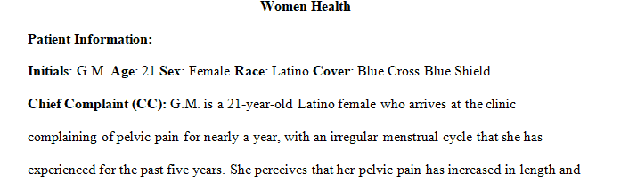 The patient is a 21-year-old female who arrives at the clinic for follow-up with pap smear results from two weeks ago
