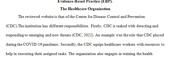 When the Affordable Care Act was passed, it came with a requirement of empirical evidence