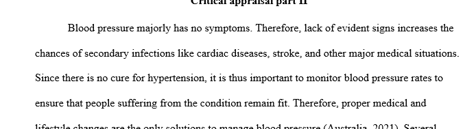 Write a critical appraisal that demonstrates comprehension of two quantitative research studies.