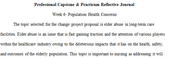 Population Health Concerns and Health Disparities