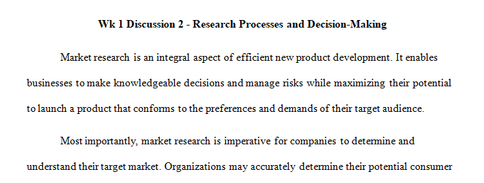 Strategic Planning and Market Management