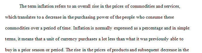 What I know about inflation and how it effects politicians