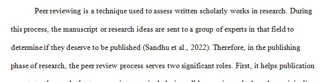 After a researcher has completed a research study they will likely publish a report so professionals in the field can benefit from their findings
