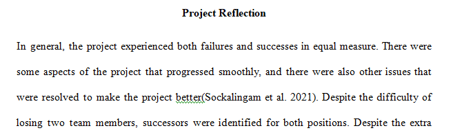 Project Analysis and Recommendations