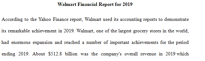 Research your company’s financial reports for 2019