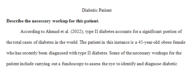 A 45-year-old obese female is newly diagnosed with Type II diabetes.