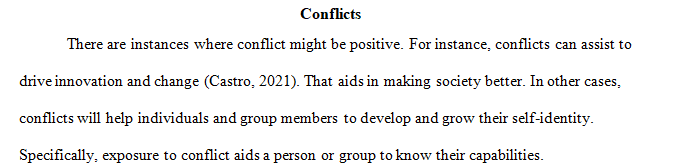 Share a link to an episode of a TV show or a short clip of a film that features a group conflict