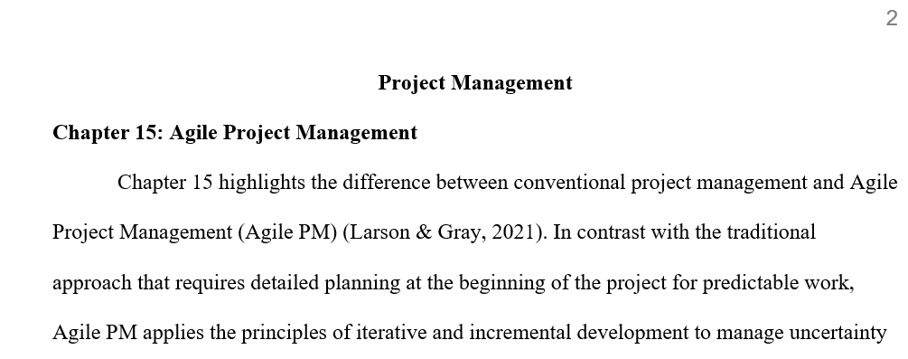 Agile Project Management