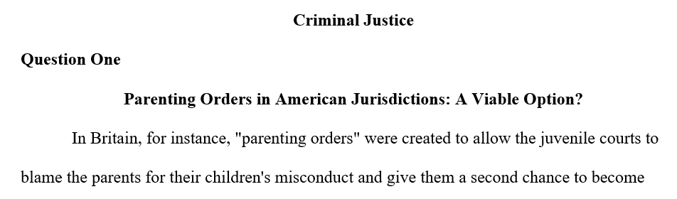 American jurisdictions