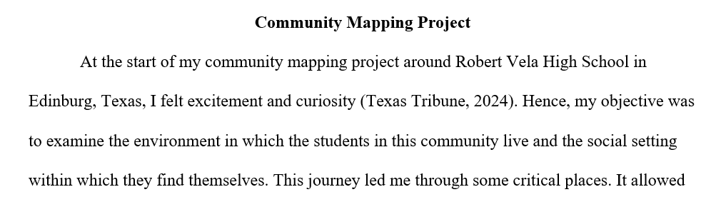 Community Mapping