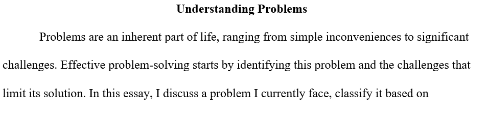 Effective problem-solving