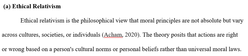 Introduction to Ethics