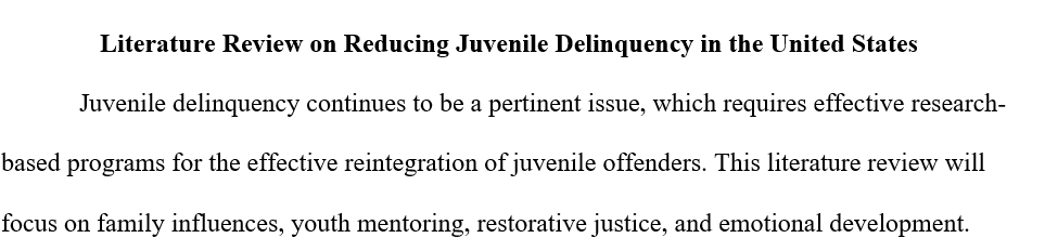 What are the programs that consistently and reliably reduce delinquency